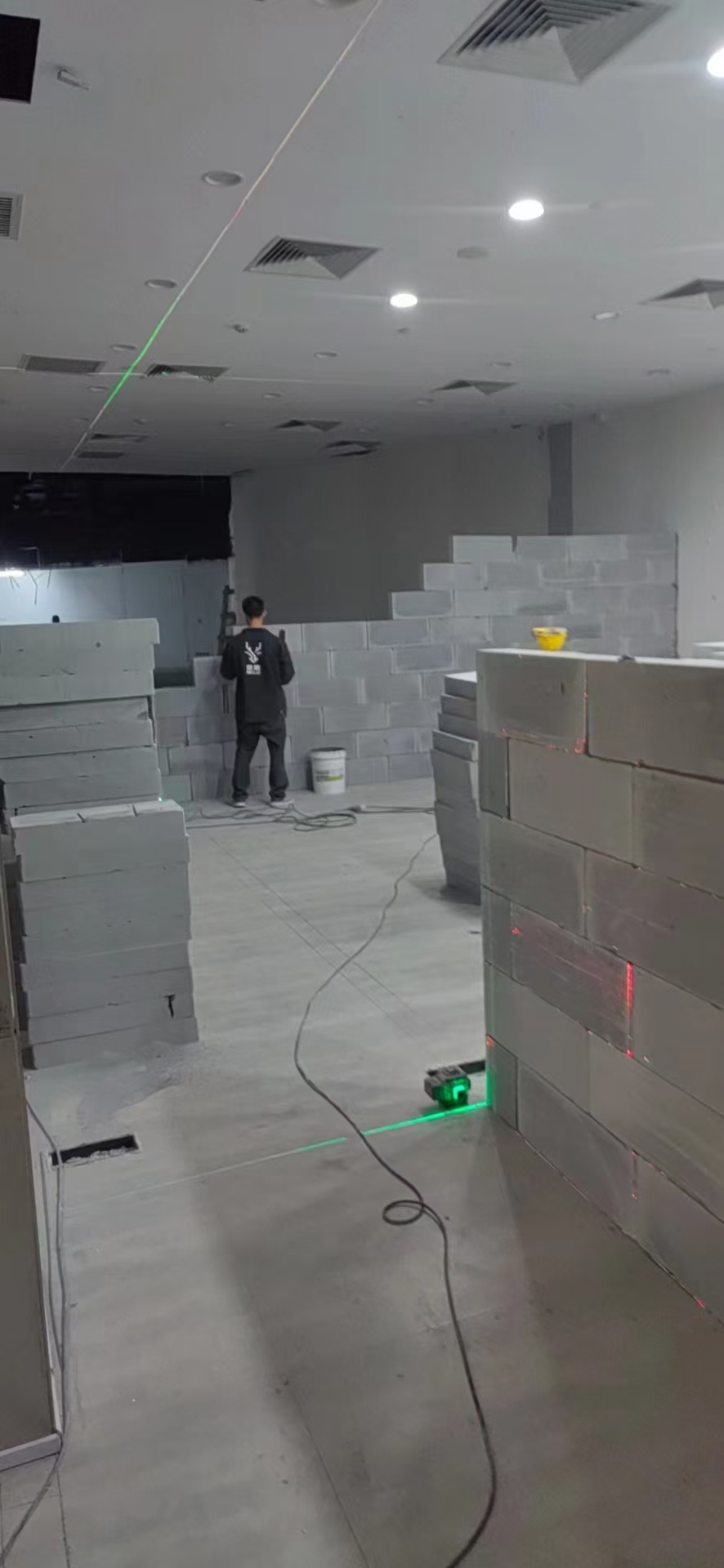 轻质砖隔墙场景图